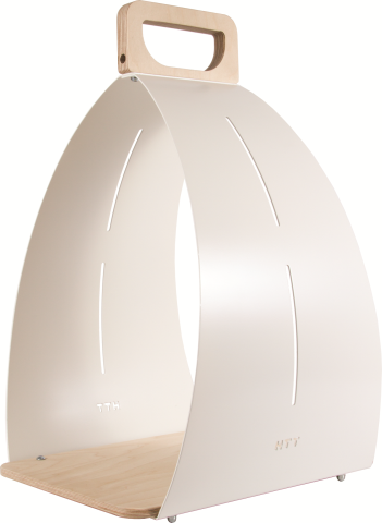 krbové náradie  HTT HONKA, kôš na drevo biely    PS-49900040