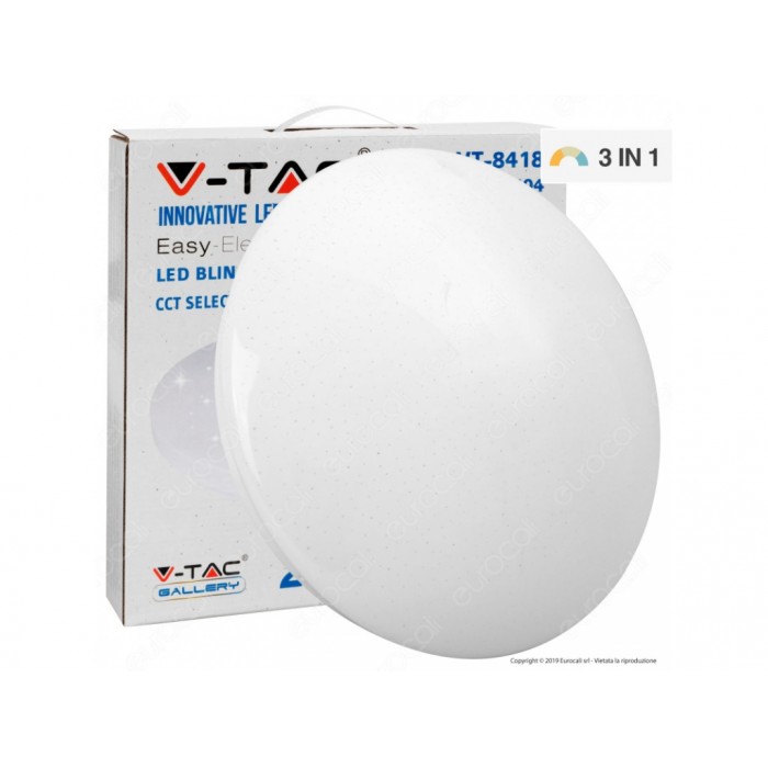 svietidlo LED  12W kruhové 230mm TB+DB+SB  7602 hviezdny kryt
