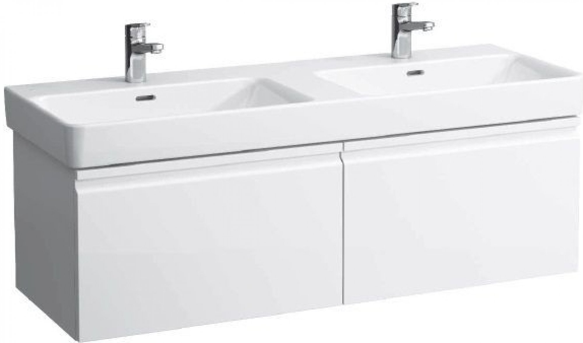 nábytok LAUFEN PRO S H4835720964631 2-zásuvky mat.biela, pod umýv 126 Laufen Pro S