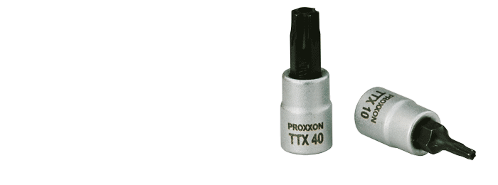 hlavica nástrčná  TORX 1/4" s otvorom T30  Proxxon 