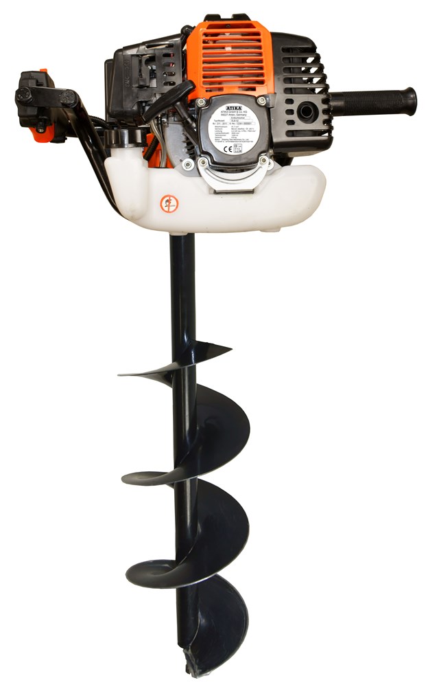 ATIKA vrták zemný ELB52 + vrtáky 100,150 a 200mm 