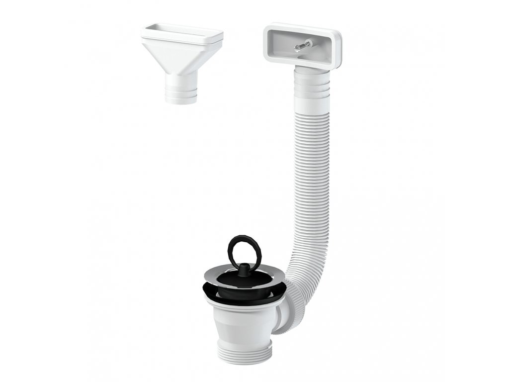 sifón drezový pileta T-733 PBZ/II spodný+bočný prepad 620652