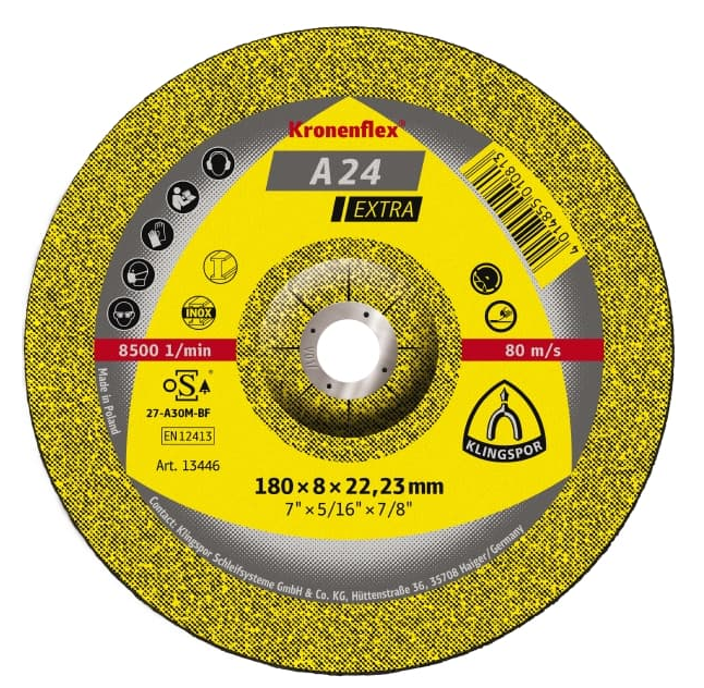 kotúč rezný kov KL 180x2.0x22 A24E