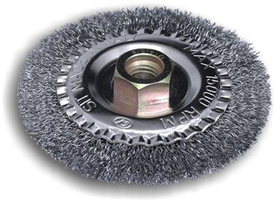 KEFA kotúčová vlnitá nerezová M14/125mm drôt 0,3mm 