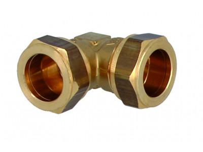 mosadzné koleno svorné 35