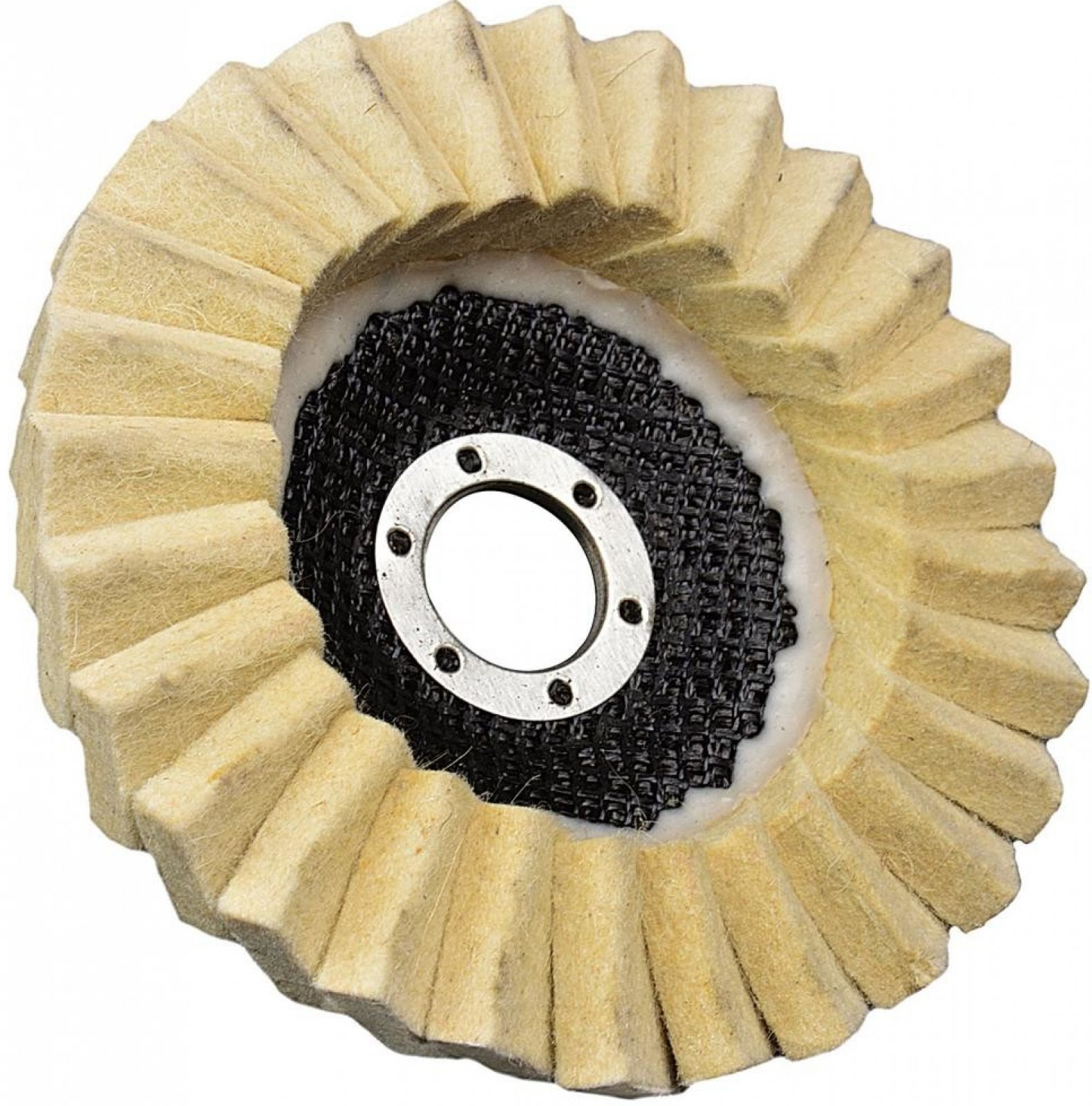 kotúč leštiaci 125mm Geko lamelový filcový G00386