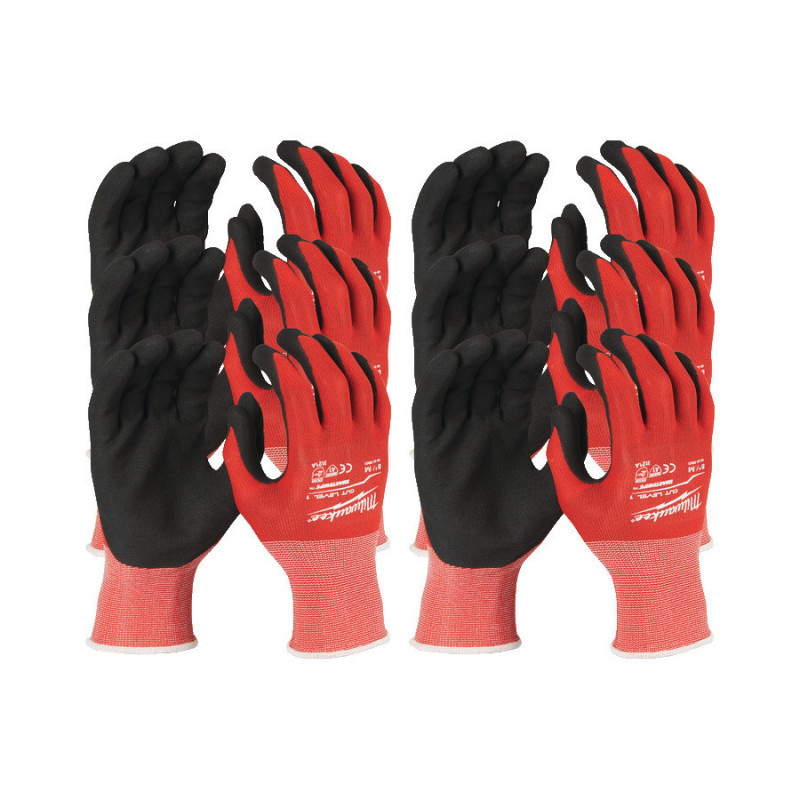Milwaukee rukavice odolné tr.1 veľ.11/XXL  12ks/bal 4932471617