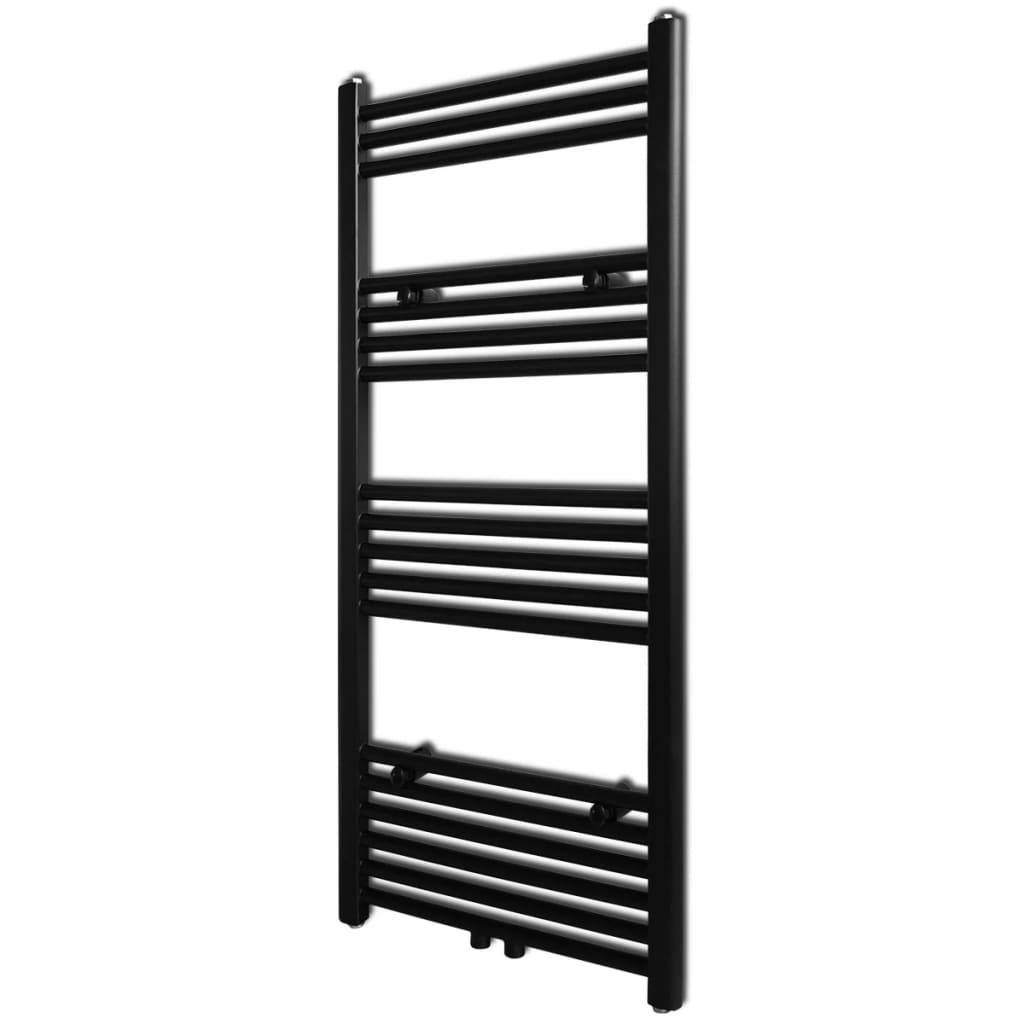 radiátor rebrík rovný KD 750x1850 čierna matná RAL9005