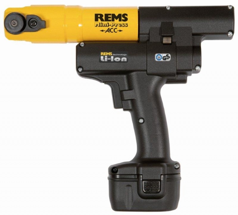 REMS  MINI-PRESS lisovačka 14V ACC Set + 3 čeluste  578X04 R220
