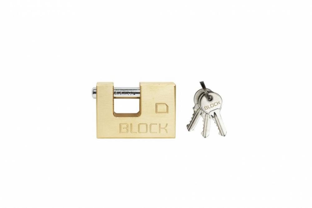 zámok visací BLOCK 60mm Ms