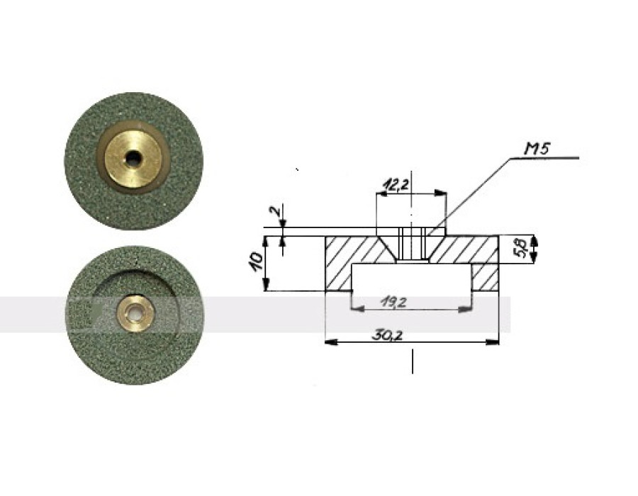 kotúč brúsny  150 SU LEE S na kotúčovú rezačku  na textil