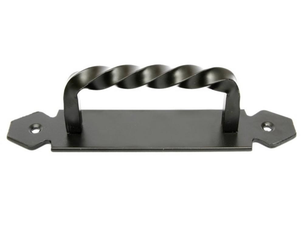 rukovať kovaná čierna na platni 156mm