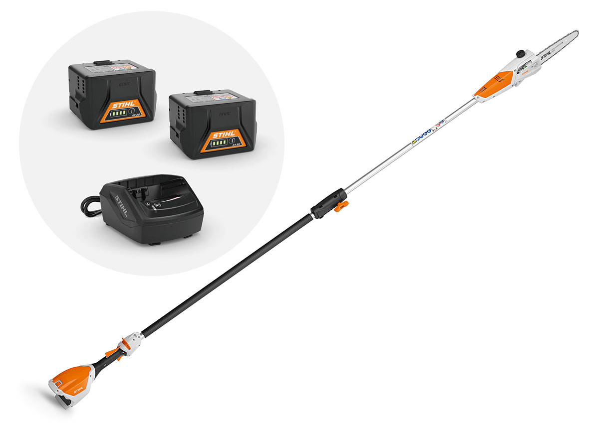 STIHL AKU píla vyvetvovacia HTA 50 set s AL 101 a 2x AK 20  LA02 SET 0000