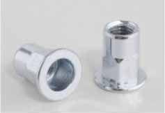 matica nitovacia  M 6x1,0  plochá hlava, 6-hran. driek ZN