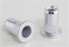 matica nitovacia  M 5x0,8 plochá hlava, ryhovaný driek, VZ L=13mm ZN