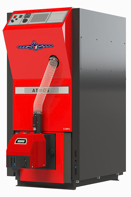 kotol ATMOS D 15 PX 4,5-15kW /kotol+horák+šnek. dopravník+zasobnik 175 l/