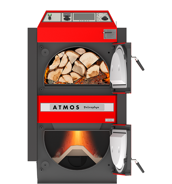 kotol ATMOS DC 22 S splyňovací kotol na drevo, 22kW   DC22S
