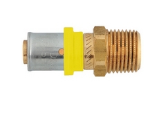 HERZ lisovaný prechod PLYN 20-1/2" ZV-závit von   G702011