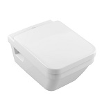 WC misa závesná ARCHITECTURA H 53x37 + sedadlo SoftClose, DirectFlush s Ceramic Plus 5685HRR1 hranatý