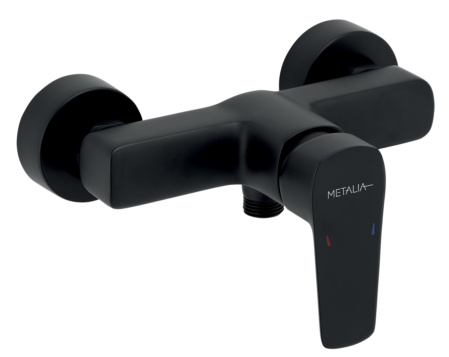 vodovodná batéria  METALIA 58 čierna matná 58061/1,5 sprchová 150