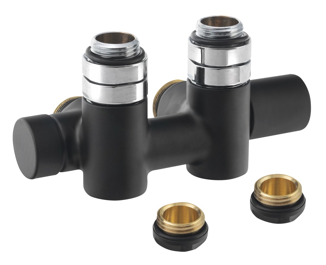 pripojovacia sada TWIN COMBI CP461BS pre stredové prip.50 mm pravé, čierna matná