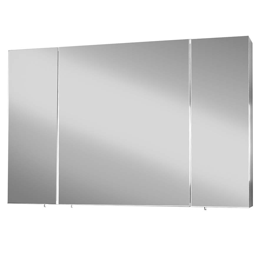 nábytok EDEN zrk.skr.TERME 96x66x18, biela mat, 3x2ks polica sklo bez osv. 