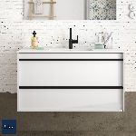 nábytok SALGAR ATTILA 1000 skr. s umýv.998x540x452  2-zásuvková farba biela matná 97230