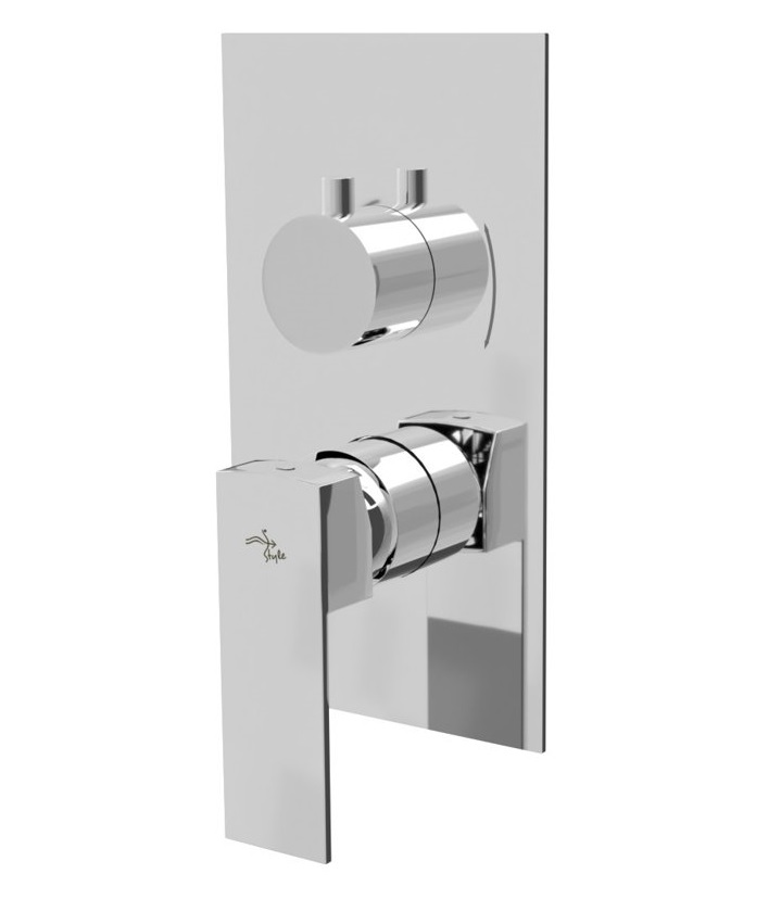 vodovodná batéria AQUARISTO Style DOCKS DOC166CD vaňová podomietková s AQ-boxom a s keramickým prepínačom