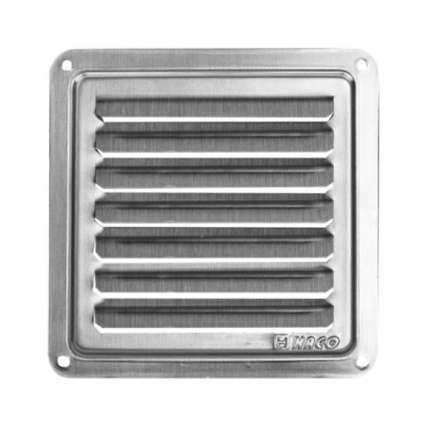 mriežka vetracia NVM 100x100K - Krytka, nerez. 709