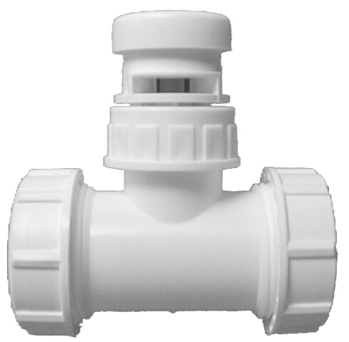 HL902T/30:Privzdušňovacia hlavica 1' s T-kusom DN32x5/4'