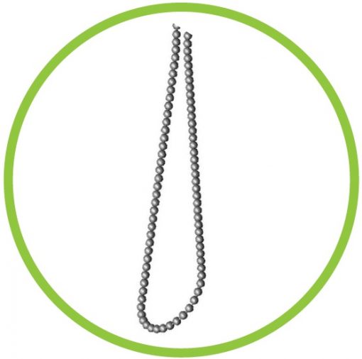 ŽALÚZIE - retiazka guličková (3m) tmavohnedá  9070202