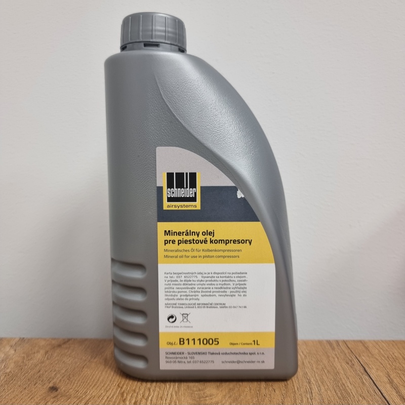 Schneider olej do kompresorov  1.0l    Schneider B 111 005