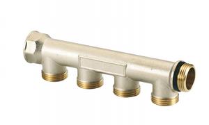 3cestný; IVAR Rozdeľovač - s vývodmi EK - 1"xEK; nikel