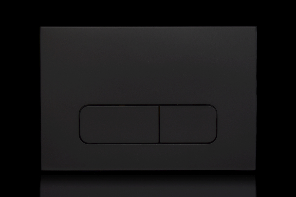 WC tlačítko UNI UTFR004 SOFTINO čierna matná