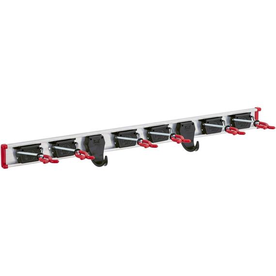 BRUNS sada 6ks držiakov nástrojov,2ks háčikov,lišta 75cm BRUSB6.2.075