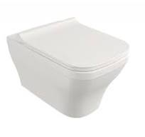 WC misa závesná Bocchi 405 Firenze 34x53,5 Rimless + sedadlo slim, Soft Close, biela lesklá