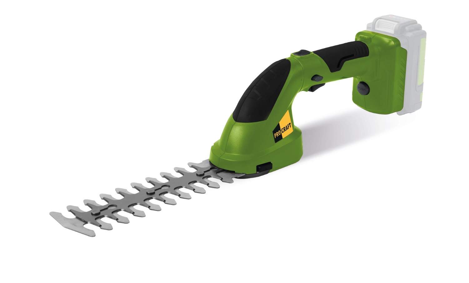 PROCRAFT AKU nožnice na trávu/plotostrih PGH2000 20V samostat.stroj