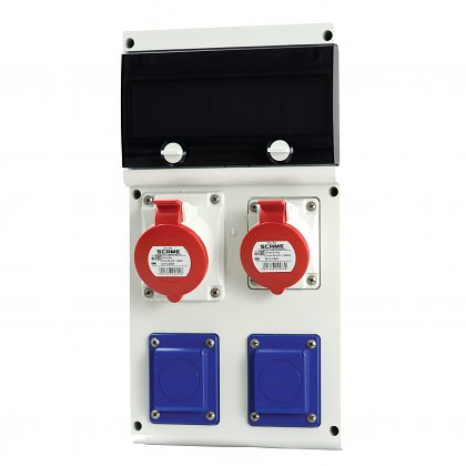 rozvodnica 4P 2x230V, 1x16A, 1x32A  SCAME 632.3122/4
