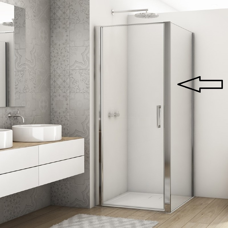 sprchový kút DIVERA D22F10805007 bočná stena 80 cm