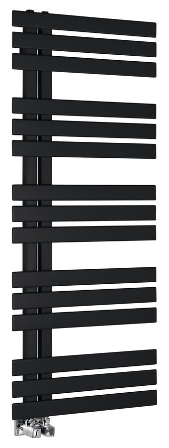 radiátor rebrík SILVANA IR154B 500x1236 mm, čierny mat
