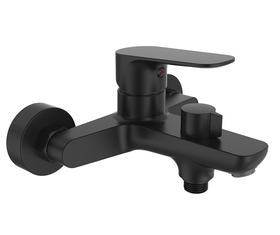 vodovodná batéria AQUARISTO Style DAKOTA BLACK DAKB10100CD vaňová 150mm s keramickým prepínačom bez kompletu, farba čierna 