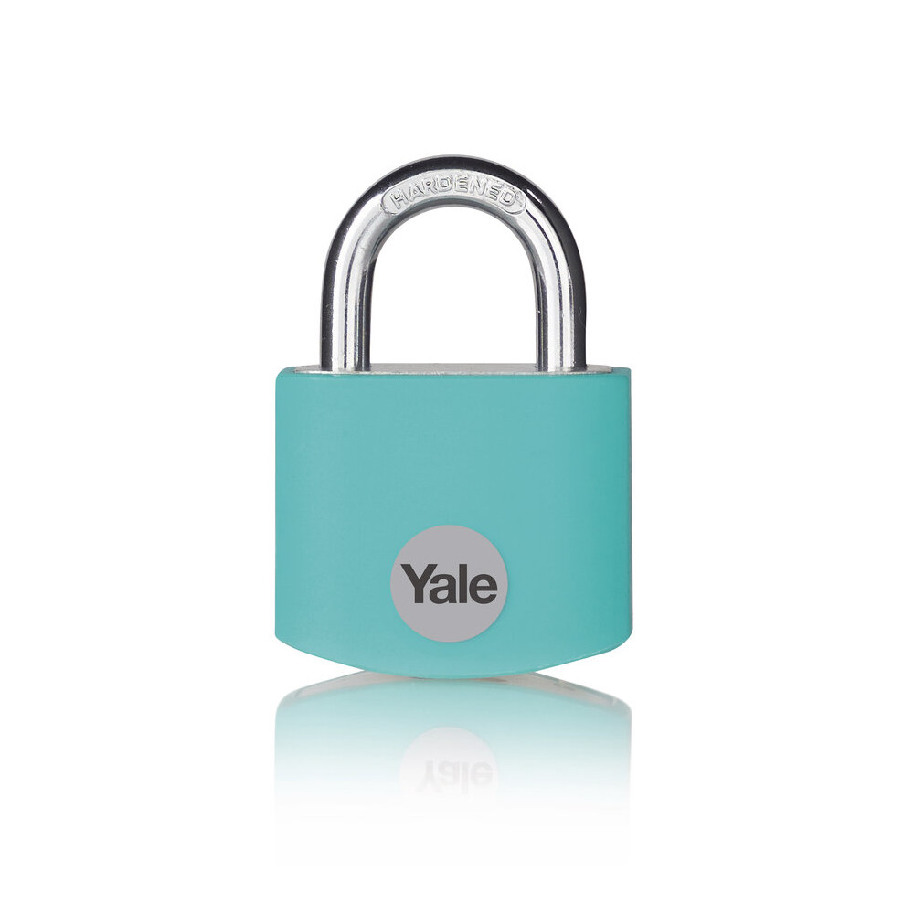 zámok visací modrozelený 38mm 3kľ. 122513