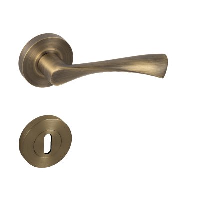 kľučka/kľučka rozeta/wc SPIRIT-R  matná bronz