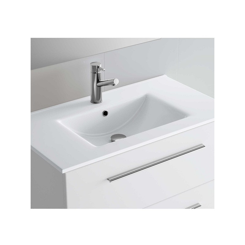 nábytok SALGAR NOJA 1000 skr. s umýv.1100x46x58  2-zásuvková farba biela lesklá 85081  