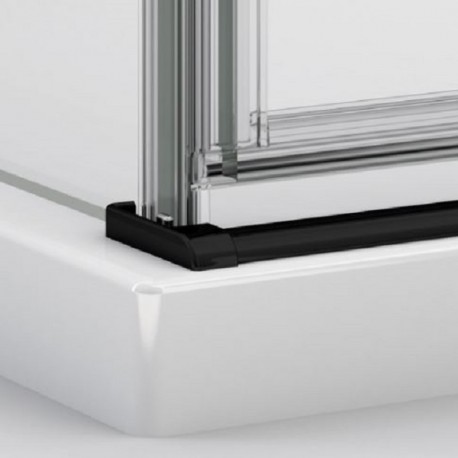 sprchový kút SOLINO S.SOL.06 prahová lišta 1200 mm čierna matná