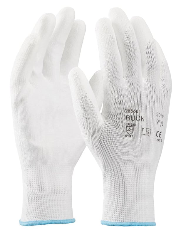 Máčané rukavice ARDON®BUCK 7 biele