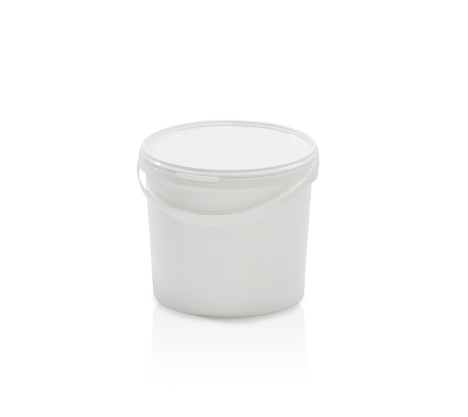 vedro s vrchnákom  5l biele