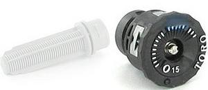 TORO tryska PRECISION O-T-15-H, uhol 180°, dostrek 4,6 m, čierna