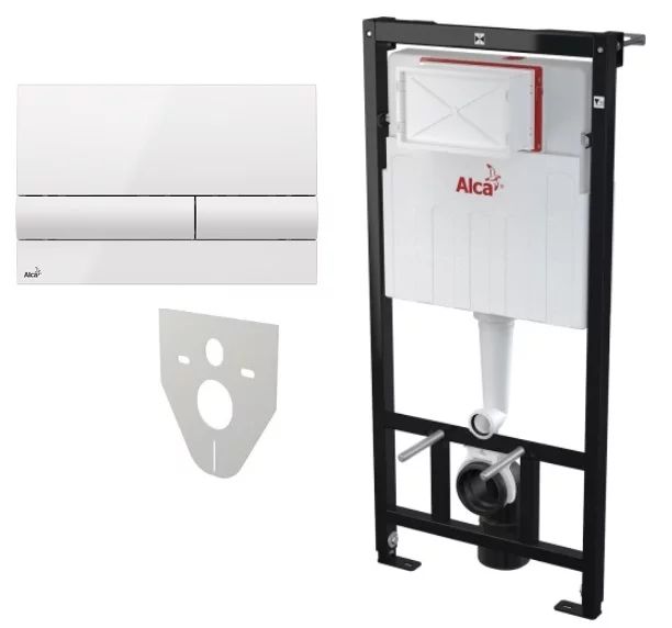 WC ALCAPLAST AM101/1120 set 3v1 konštrukcia,tesnenie tlačítko M1710