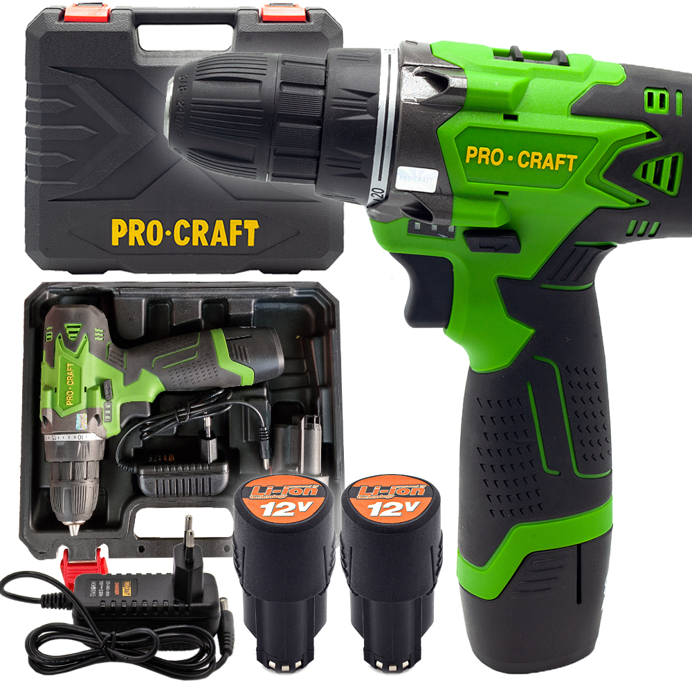PROCRAFT AKU skrutkovač PA12Li  12V 